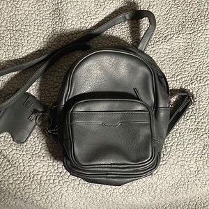 Black Mini Backpack Purse